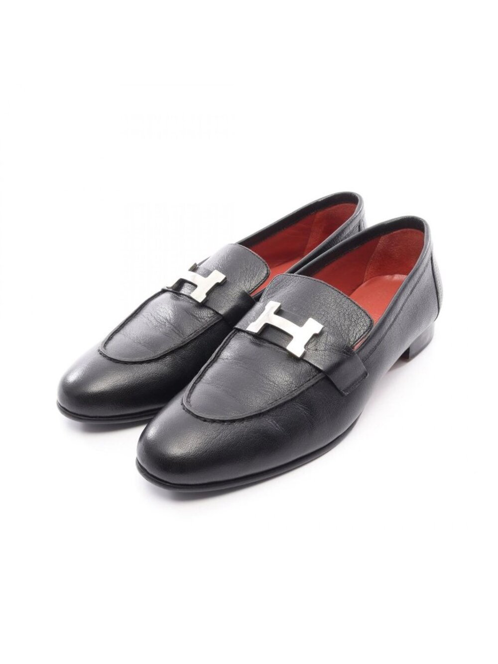 Hermes Loafers Moccasins Paris Leather
